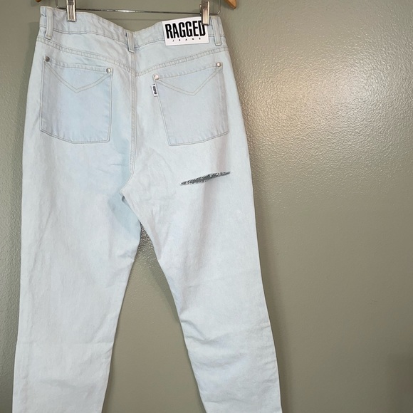 NWOT RAGGED PRIEST BUTT CUT JEANS STONEWASH DENIM Princess Polly - Picture 7 of 11